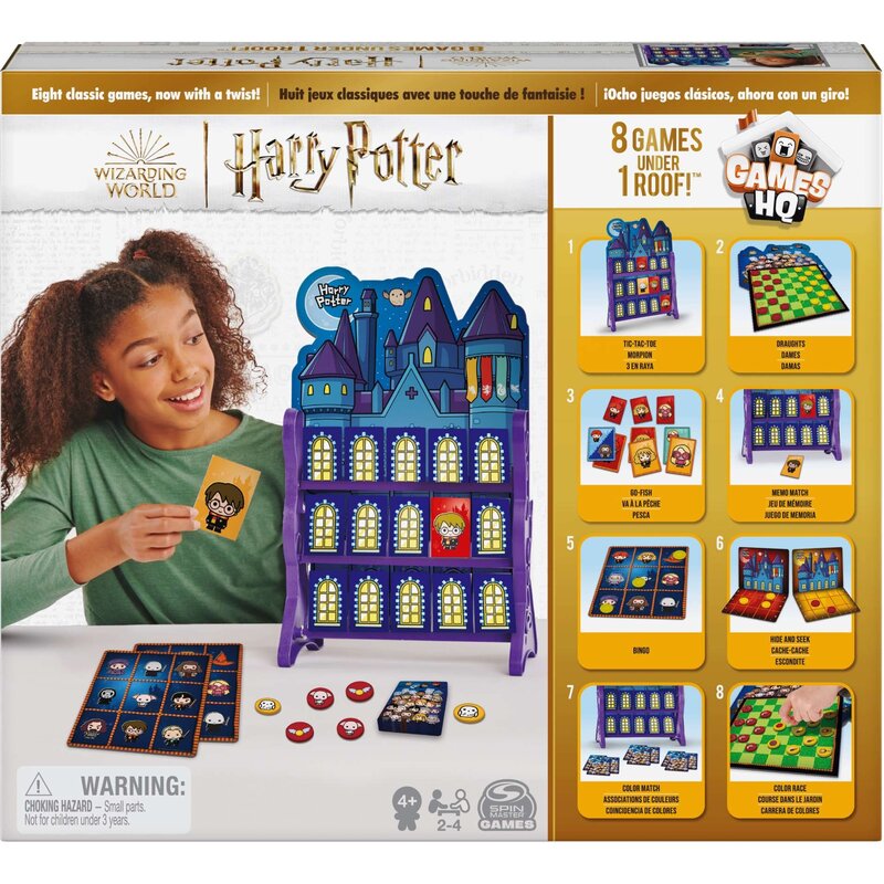 Gra planszowa SPIN MASTER Harry Potter Zestaw 8 gier 6065471