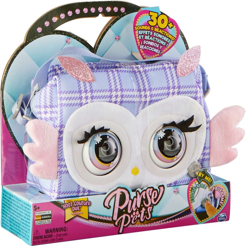 Zabawka interaktywna SPIN MASTER Purse Pets Hoot Couture Owl