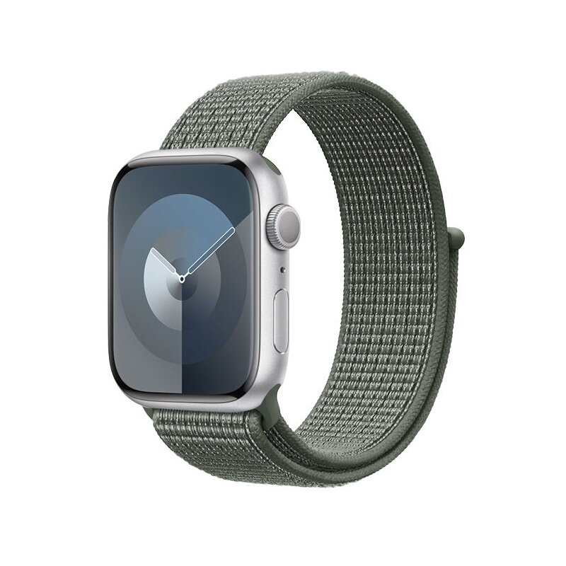 Pasek CRONG Nylon do Apple Watch do koperty 44/45/46/49mm Zielony