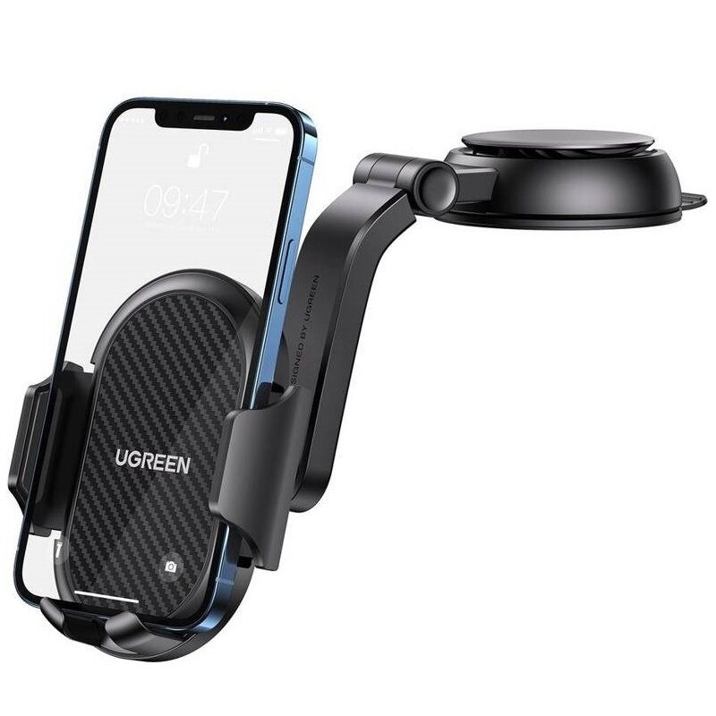 Uchwyt na telefon i smartfon UGREEN LP405 Czarny uchwyt samochodowy na deskę rozdzielczą