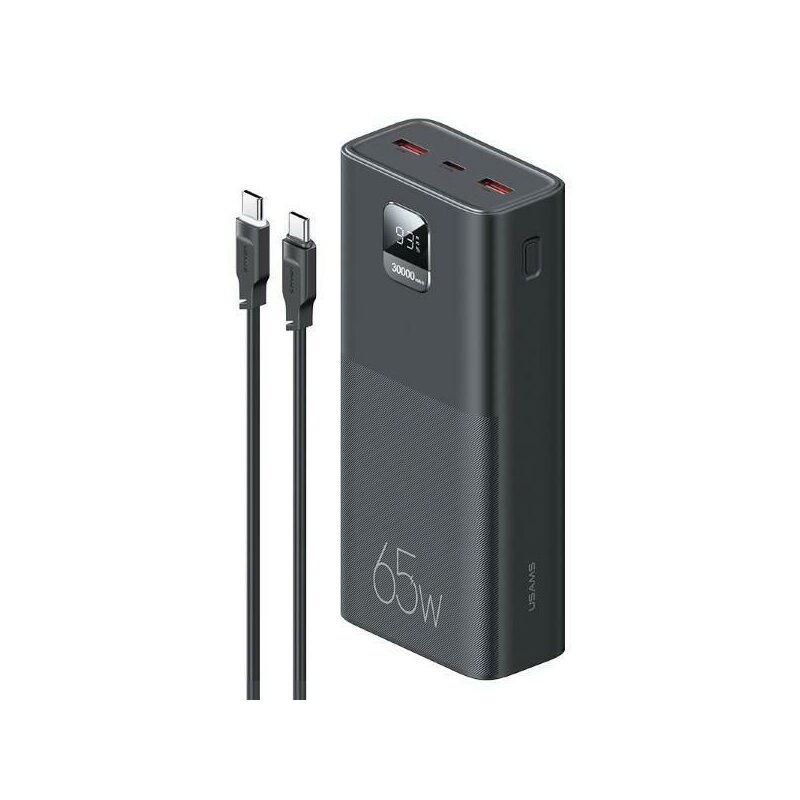 Powerbank USAMS PB68 30000 mAh 65W Czarny
