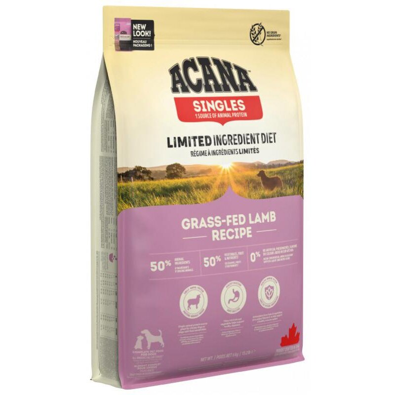 Karma dla psa ACANA Singles Grass-Fed Jagnięcina 6 kg