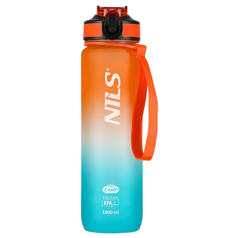 Butelka tritanowa NILS CAMP NCD68 Pomarańczowo-niebieski