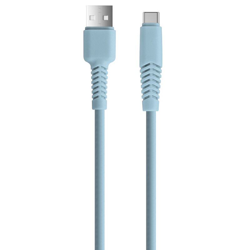 Kabel USB - USB-C XO KSC-C-1.523 2.1A 1.5m Niebieski