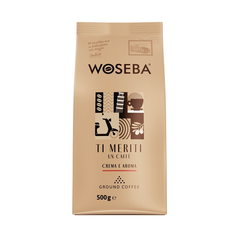 Kawa mielona WOSEBA Ti Meriti Un Caffe Crema e Aroma 0.5 kg