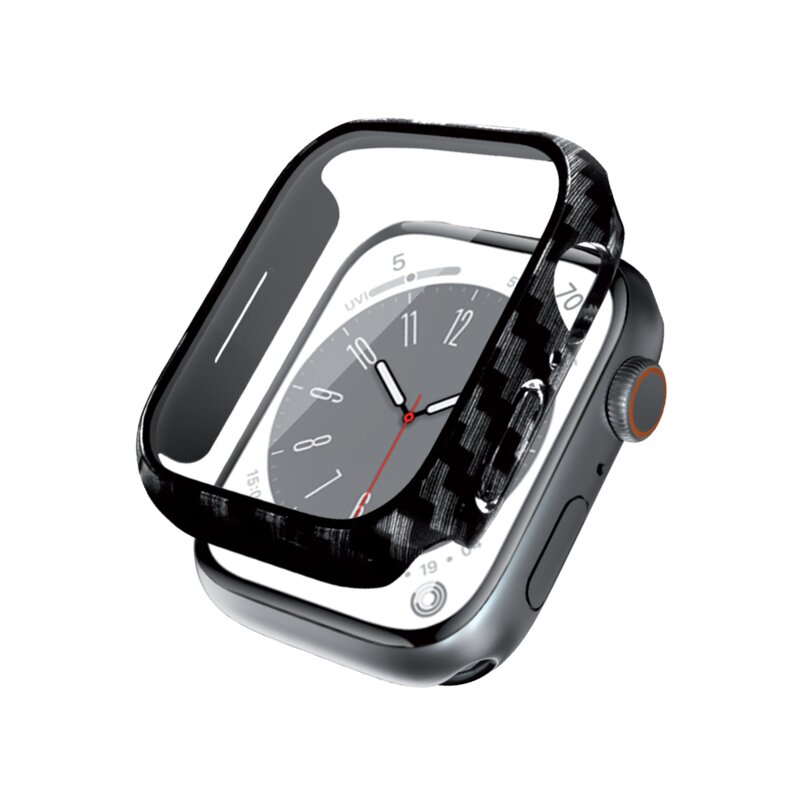 Etui CRONG Hybrid Watch Case do Apple Watch 7/8 (41 mm) Carbon