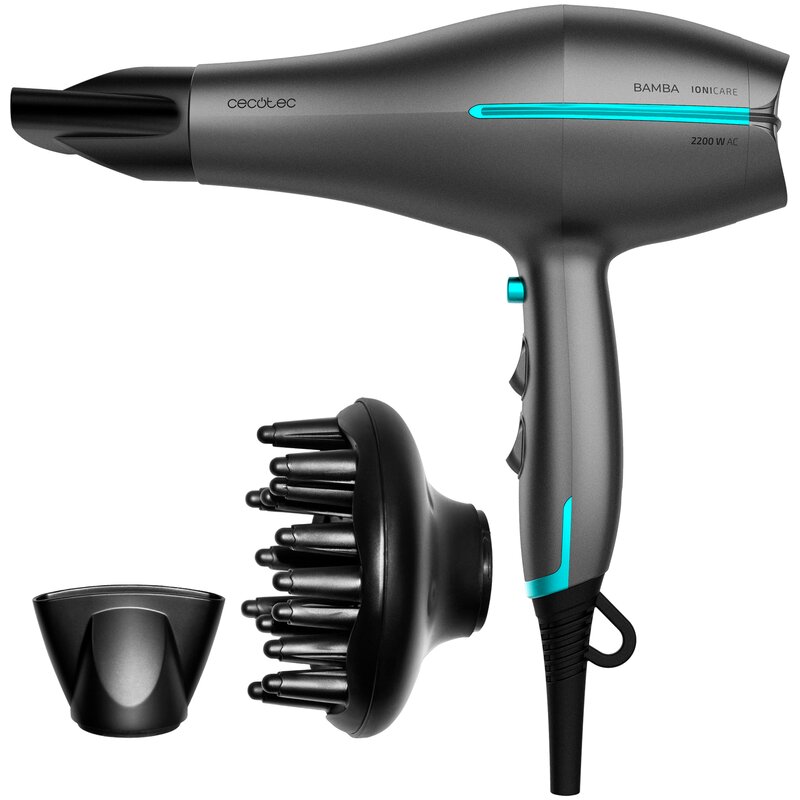 Suszarka CECOTEC Bamba IoniCare 5300 Maxi Aura Czarny 2200W
