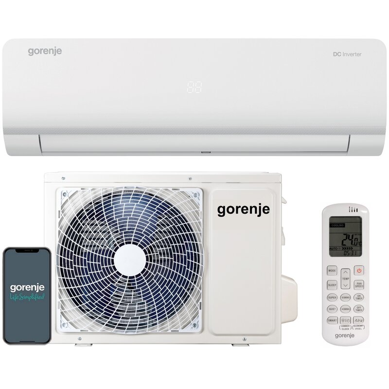 Klimatyzator Split, Pompa ciepła powietrze - powietrze GORENJE REA35IN KC REA35OUT KC