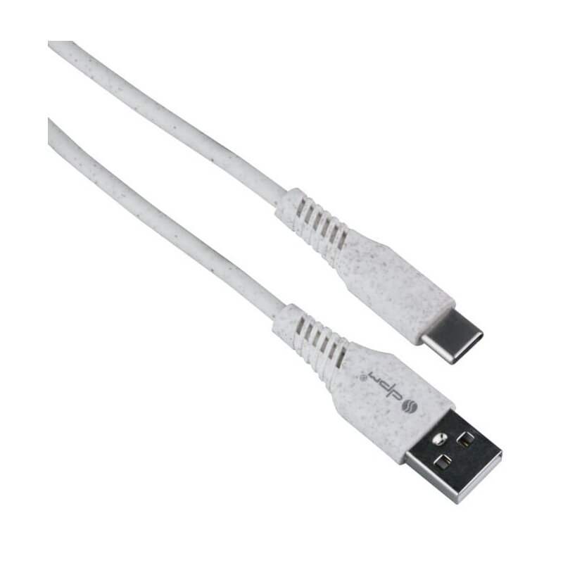 Kabel USB - USB-C DPM 1 m Beżowy