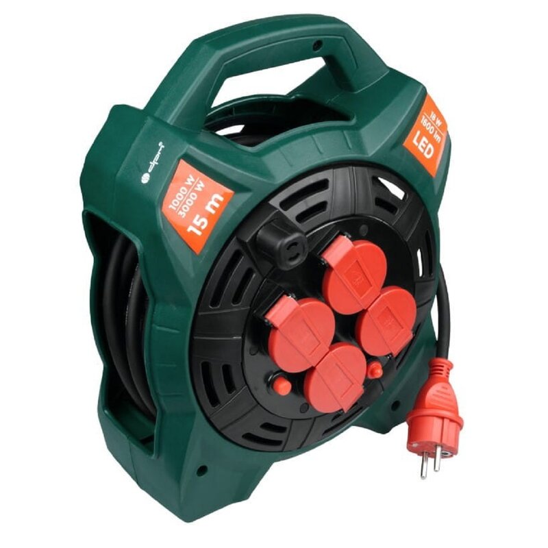 Przedłużacz DPM PB1515L 15 m Czarny