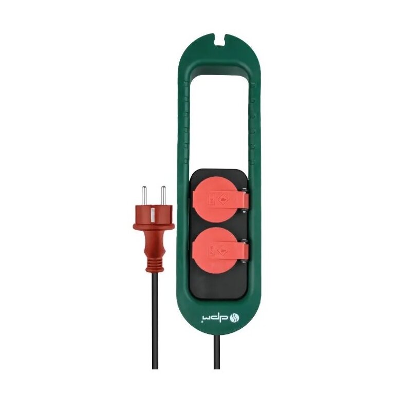 Przedłużacz DPM PG0242 4.2 m Zielono-czerwony