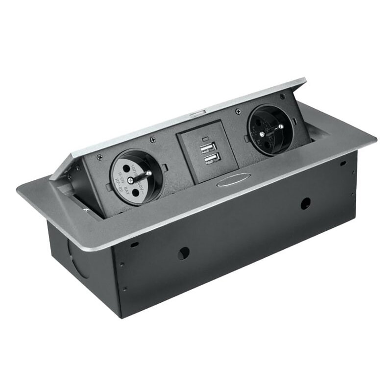 Listwa zasilająca DPM PF1303 Srebrny