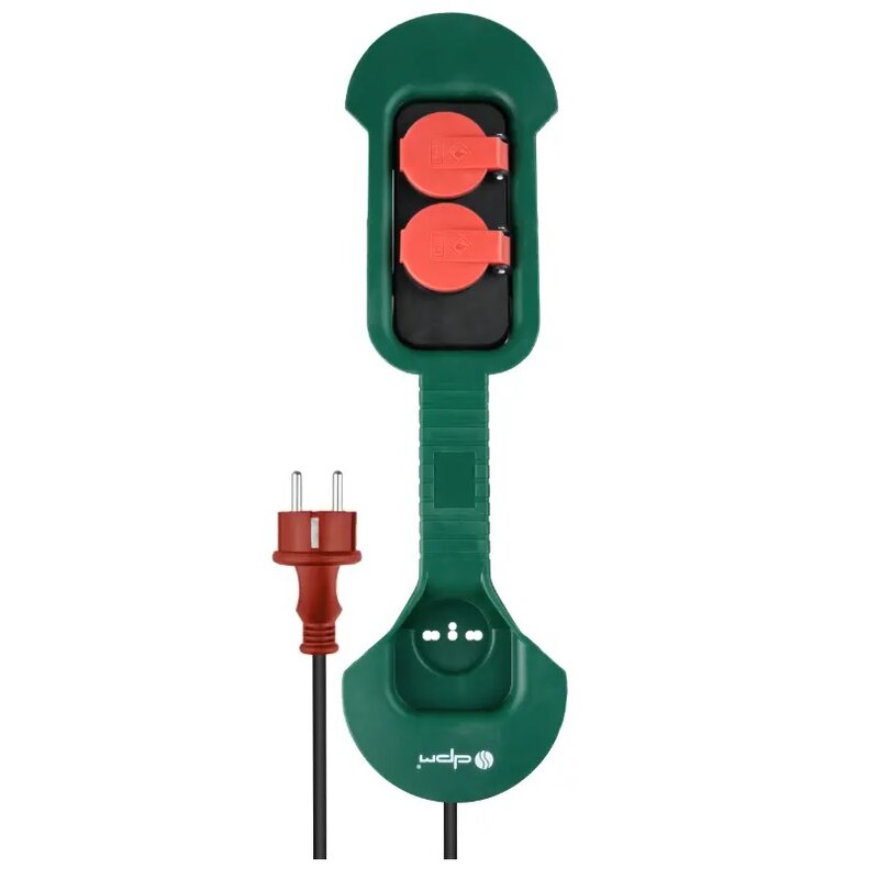 Przedłużacz DPM PG0280 8 m Zielono-czerwony