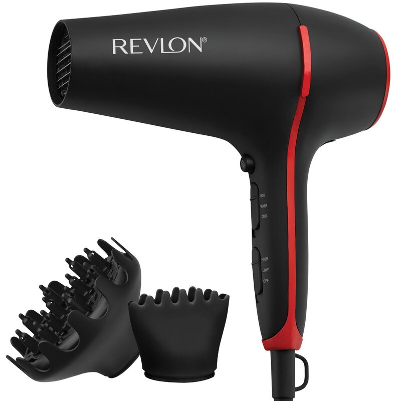 Suszarka REVLON Smoothstay RVDR5317E Czarno-czerwony 1875W