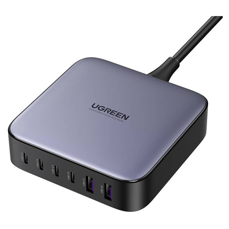 UGREEN CD271 2xUSB-A, 4xUSB-C, GaN, 200W Czarny