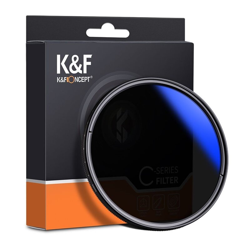 Filtr K&F CONCEPT Szary regulowany ND2-ND400 KF01.1402 (62 MM)