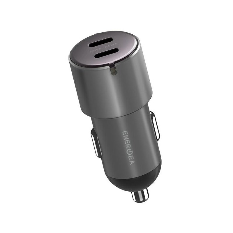Ładowarka samochodowa ENERGEA Alu Drive D60 66W Stalowy