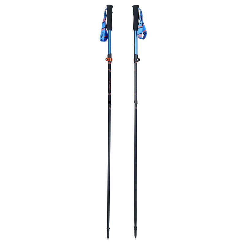 Kijki trekkingowe VIKING Kettera Pro (115 - 135 cm) Czarno-niebieski