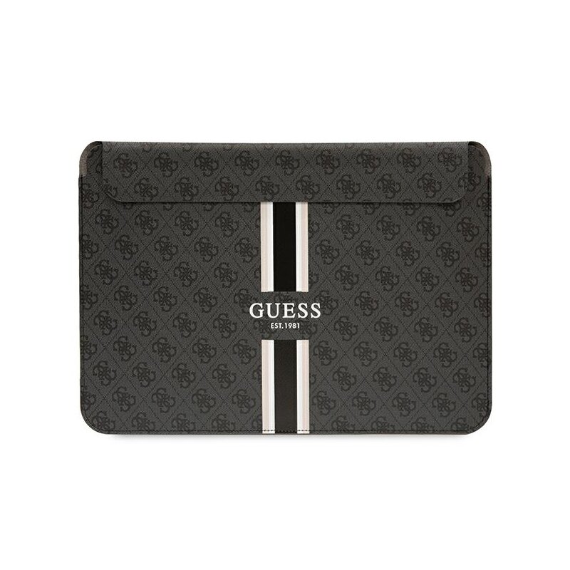 Etui na laptopa GUESS 4G Printed Stripes 14 cali Czarny