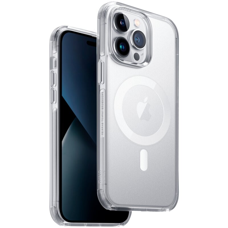 UNIQ Magclick Charging do iPhone 14 Pro Przezroczysty