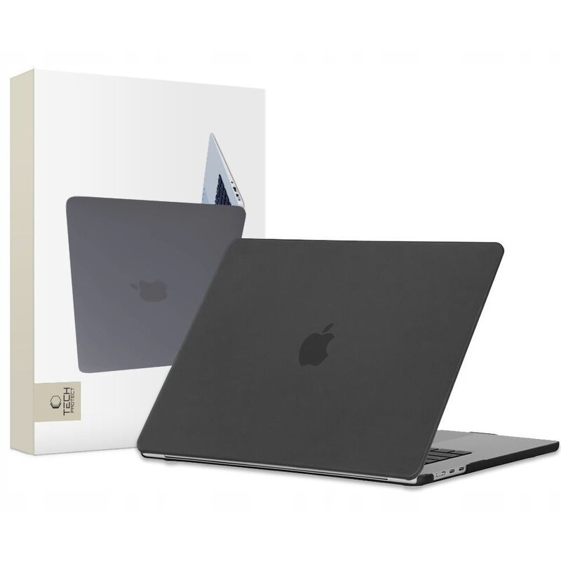 Tech-Protect SmartShell MacBook Air 15 M2/M3 2023-2024 matte black