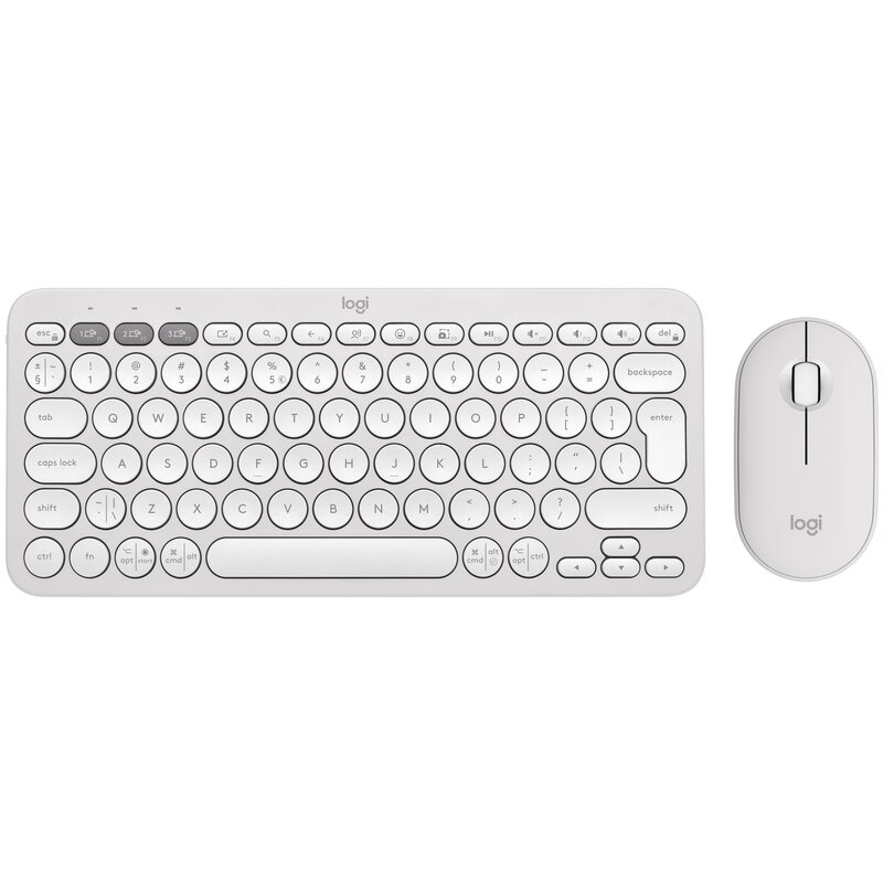 Zestaw LOGITECH Pebble 2 Combo Biały