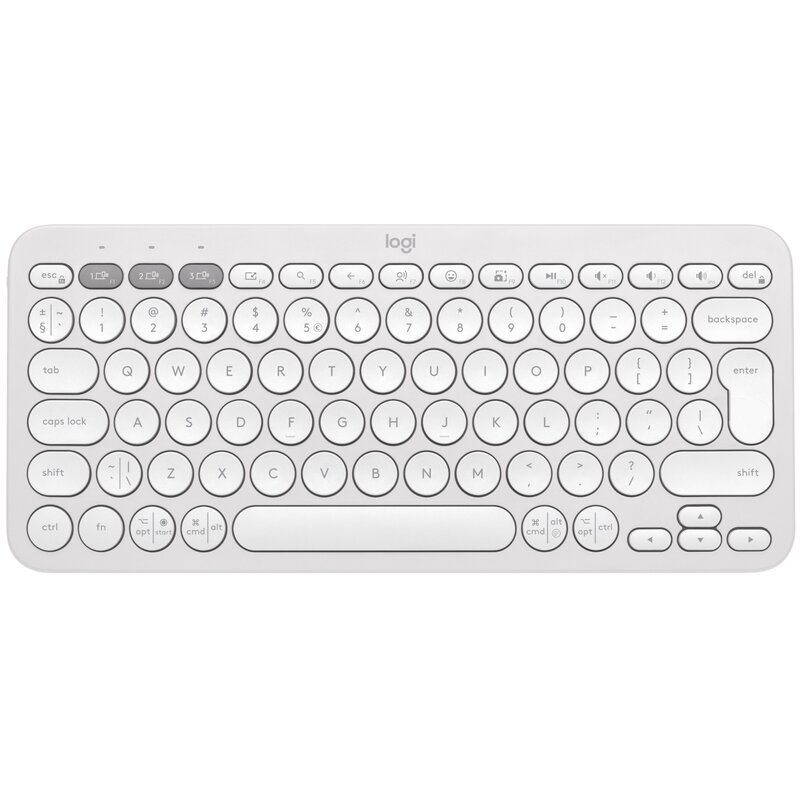 Klawiatura LOGITECH Pebble Keys 2 K380s Biały