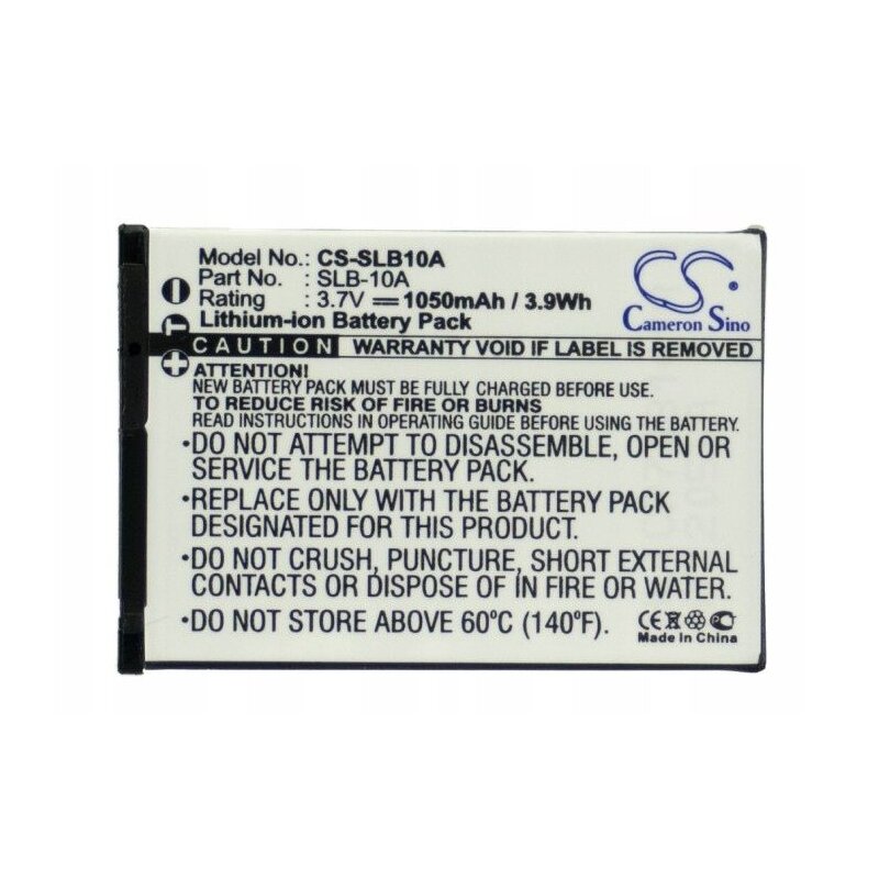 Akumulator CAMERON SINO 1050 mAh do Samsung SLB-10A/Praktica FJ-SLB-10A