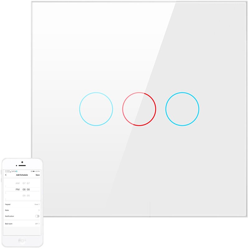 Avatto ZigBee WiFi TS02-EU-W3 TUYA Biały