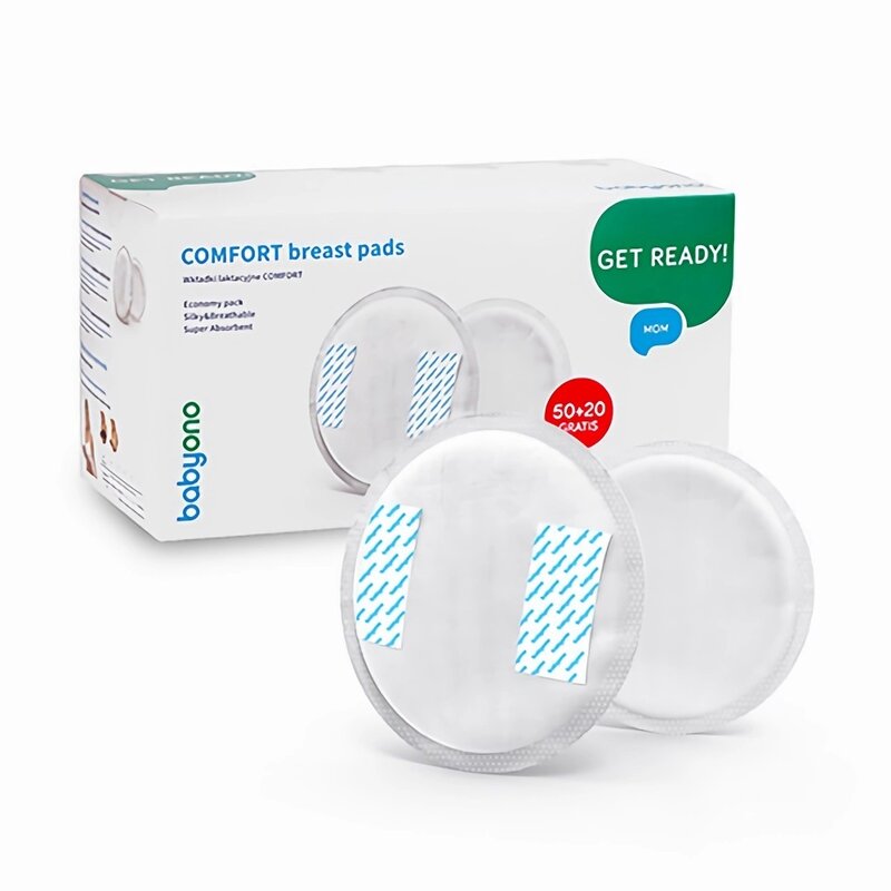 Wkładki laktacyjne BABYONO Comfort (50 sztuk) + 20 gratis