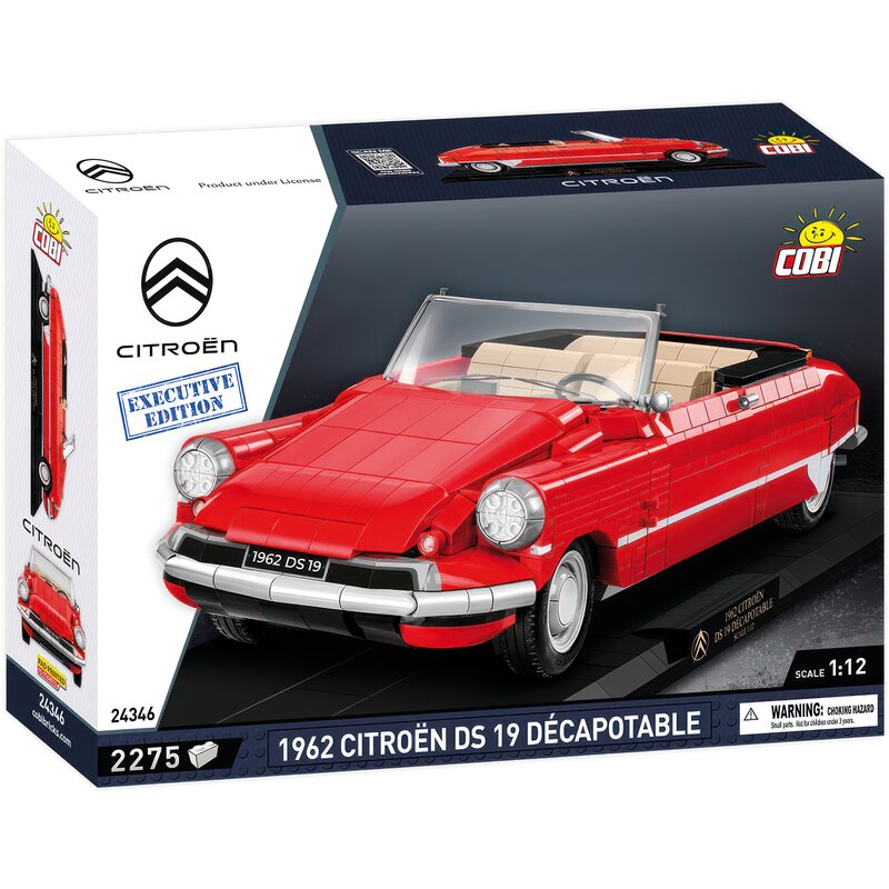 Klocki plastikowe COBI Cars 1962 Citroen DS 19 Decapotable COBI-24346