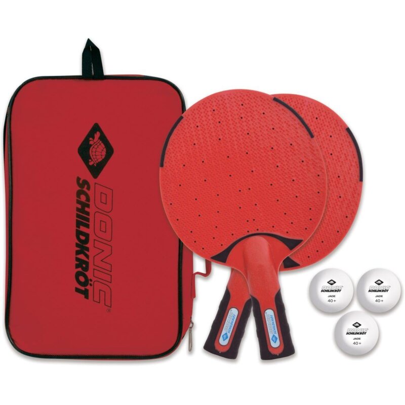 Zestaw do tenisa stołowego DONIC 886627 2 Rakietki + 3 piłeczki + Torba