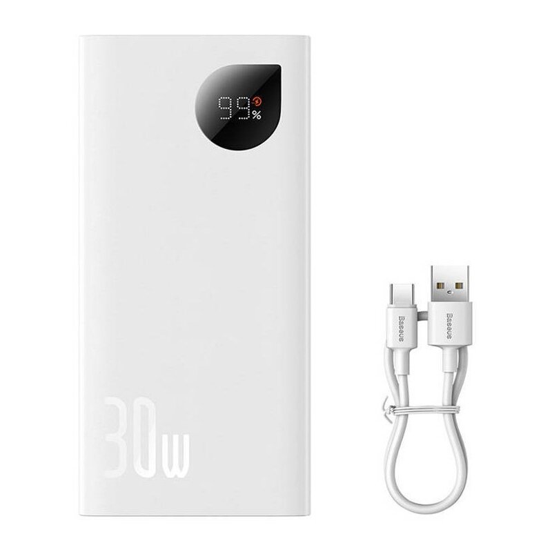 Powerbank BASEUS Adaman2 10000 mAh 30W Biały