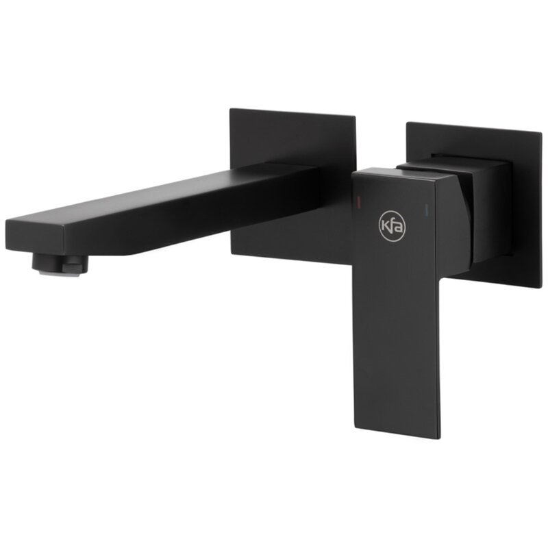 Bateria umywalkowa podtynkowa KFA ARMATURA Logon 5139-810-81 Czarny