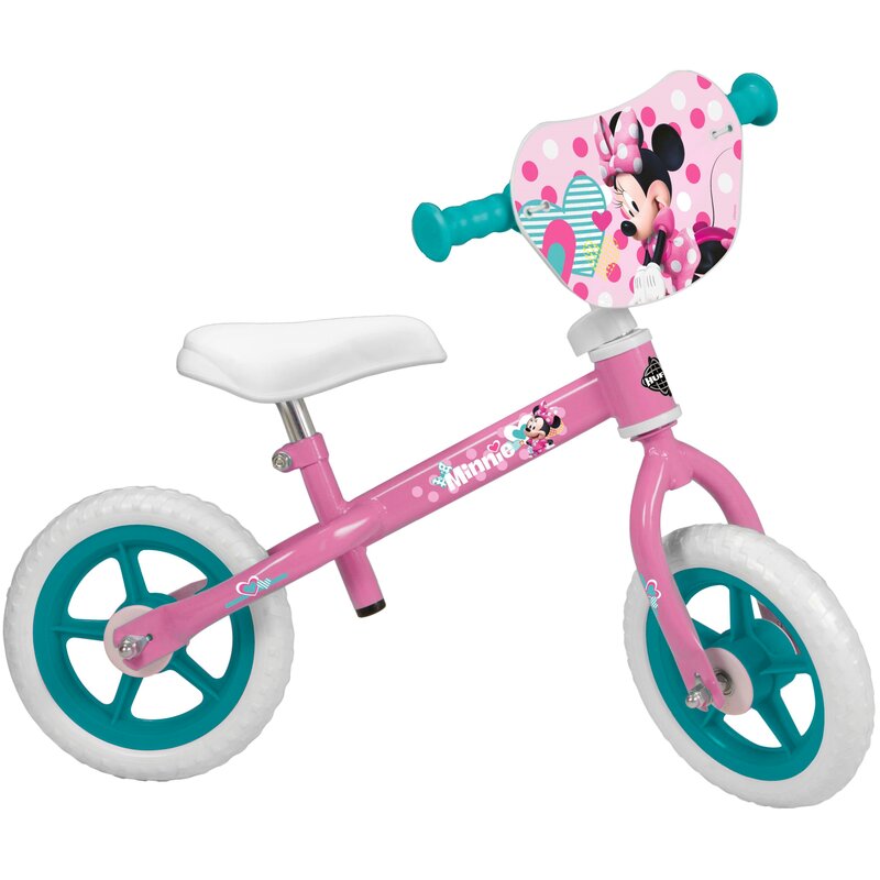 Rowerek biegowy HUFFY Disney Minnie 27971W Różowo-zielony