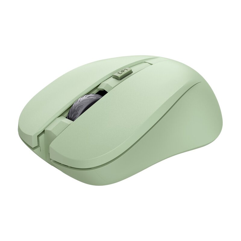 Mysz TRUST Mydo Silent Eco Zielony