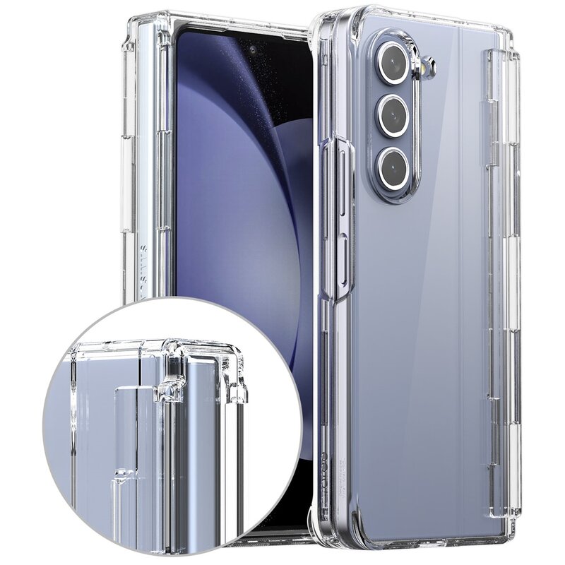 Etui ARAREE Nukin 360 do Samsung Galaxy Z Fold 5 Przezroczysty