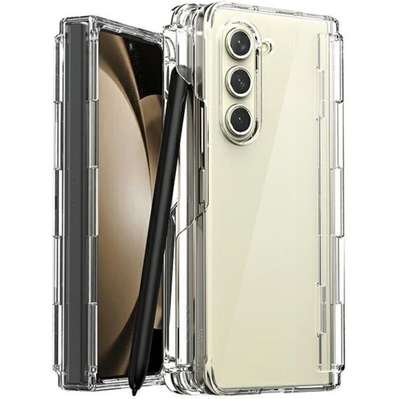 Etui ARAREE Nukin 360 do Samsung Galaxy Z Fold 5 Przezroczysty