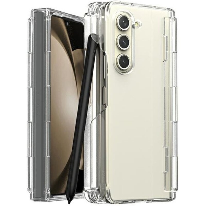 Etui ARAREE Nukin 360 do Samsung Galaxy Z Fold5 Przezroczysto-Matowy