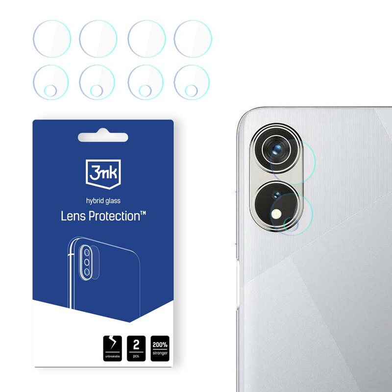Szkło hybrydowe na obiektyw 3MK Lens Protection do Cubot P60