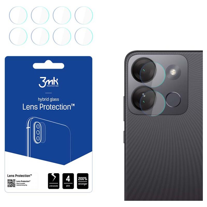 Szkło hartowane na obiektyw 3MK Lens Protection do Infinix Smart 7 HD