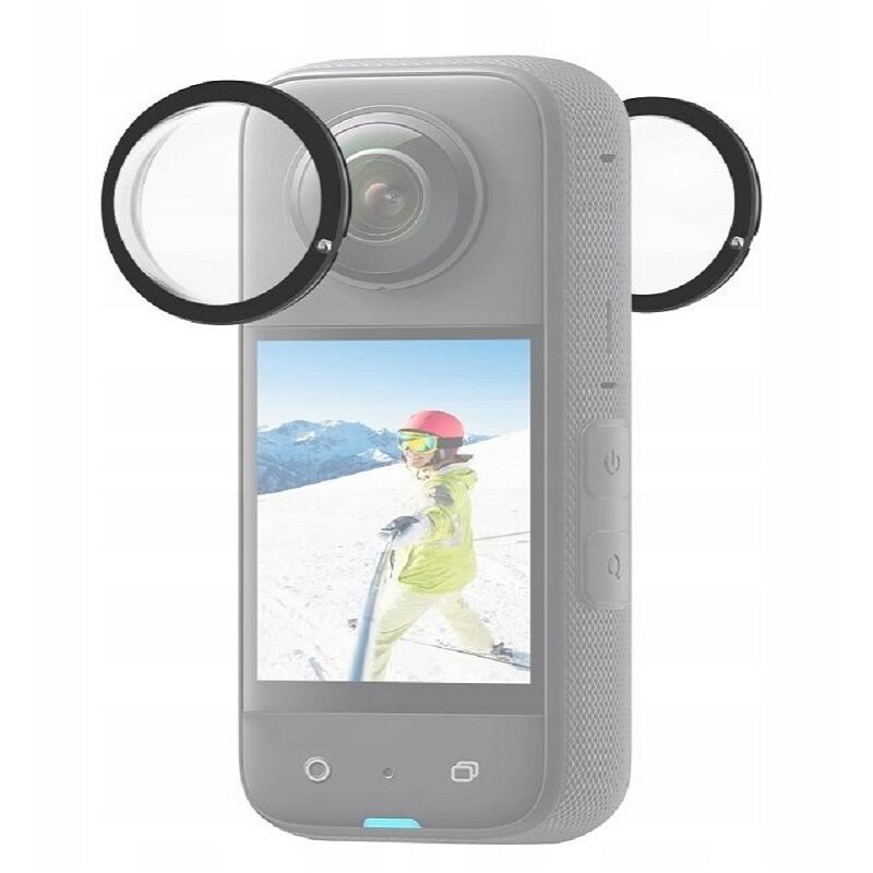 Osłona obiektywu PULUZ PU806B do Insta360 X3 (2 szt.)