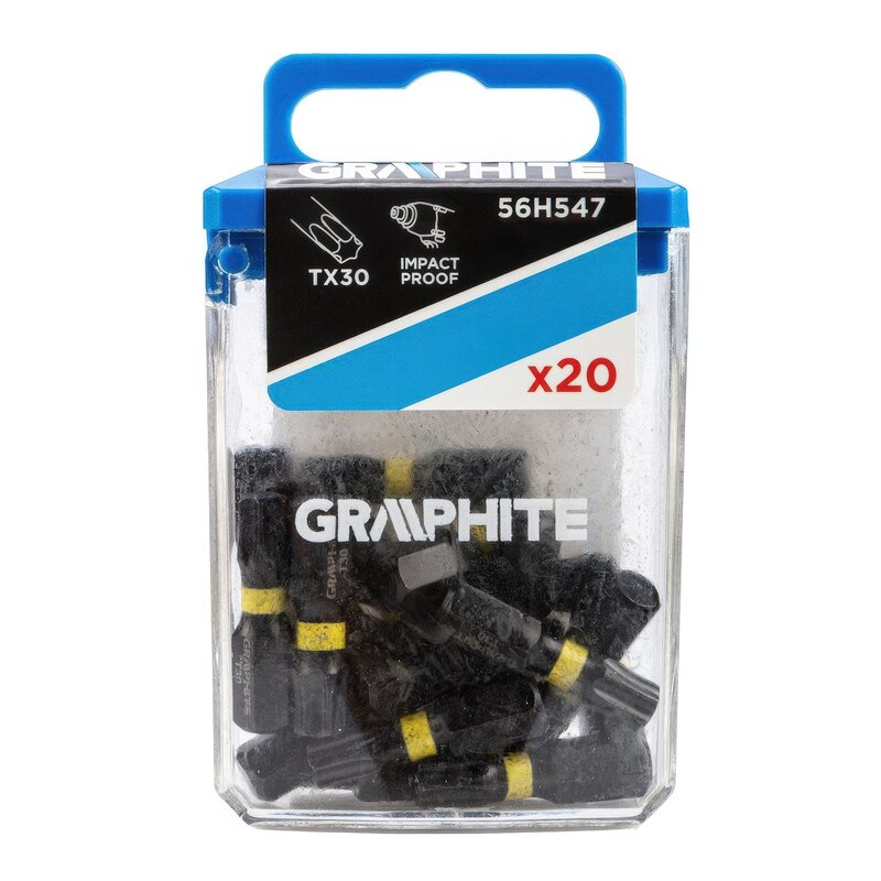 Zestaw bitów udarowych GRAPHITE 56H547 (20 szt.)