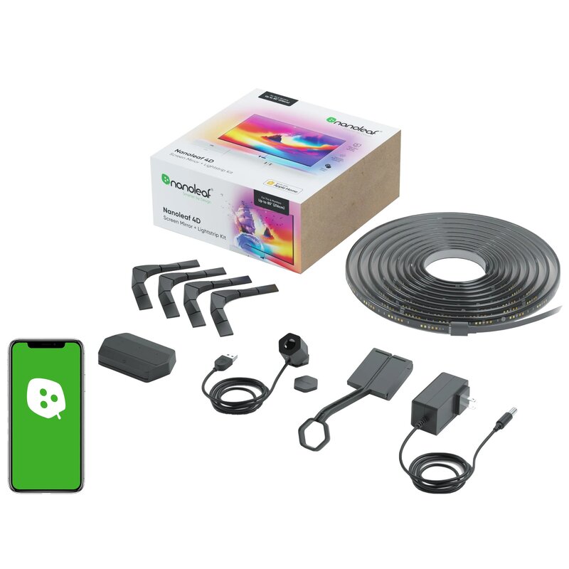Nanoleaf 4D Screen Mirror Lightstrip Kit do TV 85"
