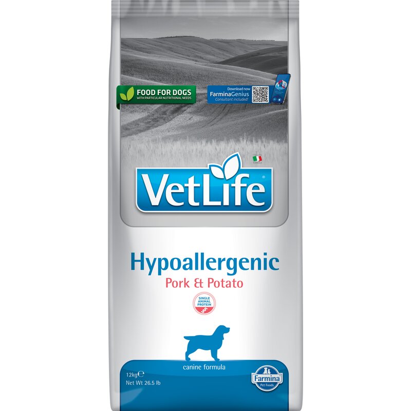 Karma dla psa FARMINA Vet Life Hypoallergenic Wieprzowina z ziemniakami 12 kg