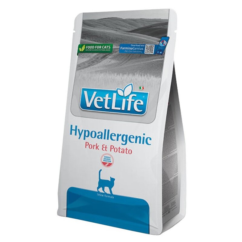 Karma dla kota FARMINA Vet Life Hypoallegrenic Wieprzowiana i ziemniaki 400 g