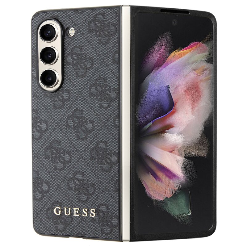Etui GUESS 4G Charms Collection do Samsung Galaxy Z Fold 5 Szary