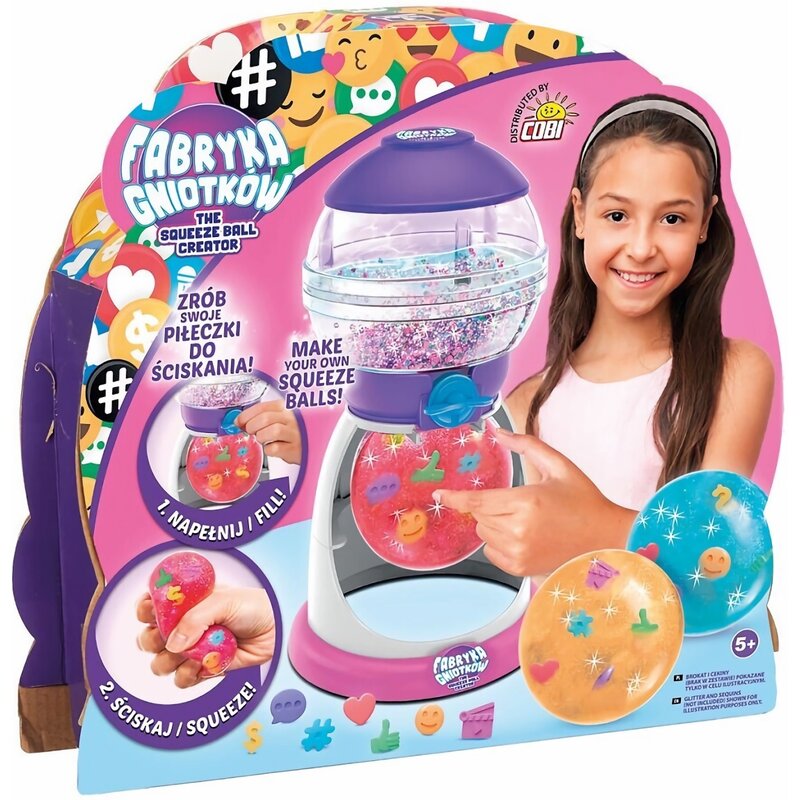 Zestaw kreatywny COBI Squeeze Ball Fabryka gniotków CHA-07715
