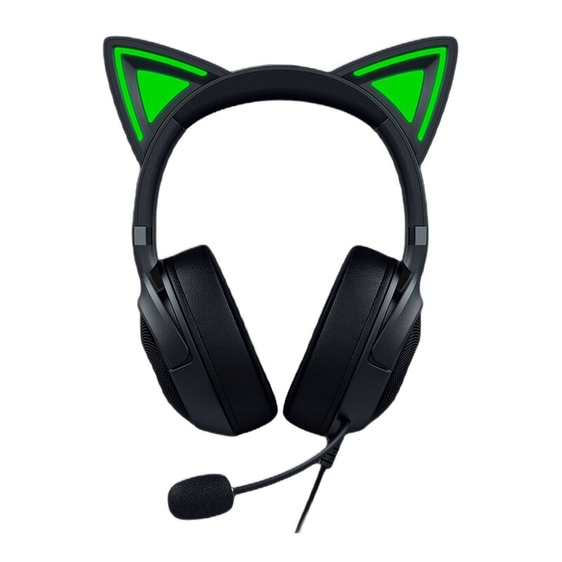 Słuchawki RAZER Kraken Kitty V2 Nauszne, Dźwięk przestrzenny Czarny