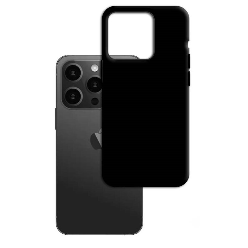 Etui 3MK Matt Case do Apple iPhone 15 Pro Czarny